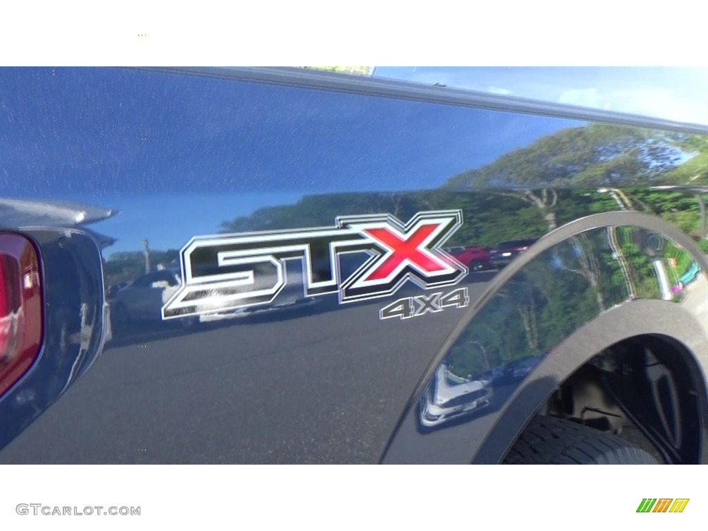 2018 F150 STX SuperCab 4x4 - Blue Jeans / Black photo #31