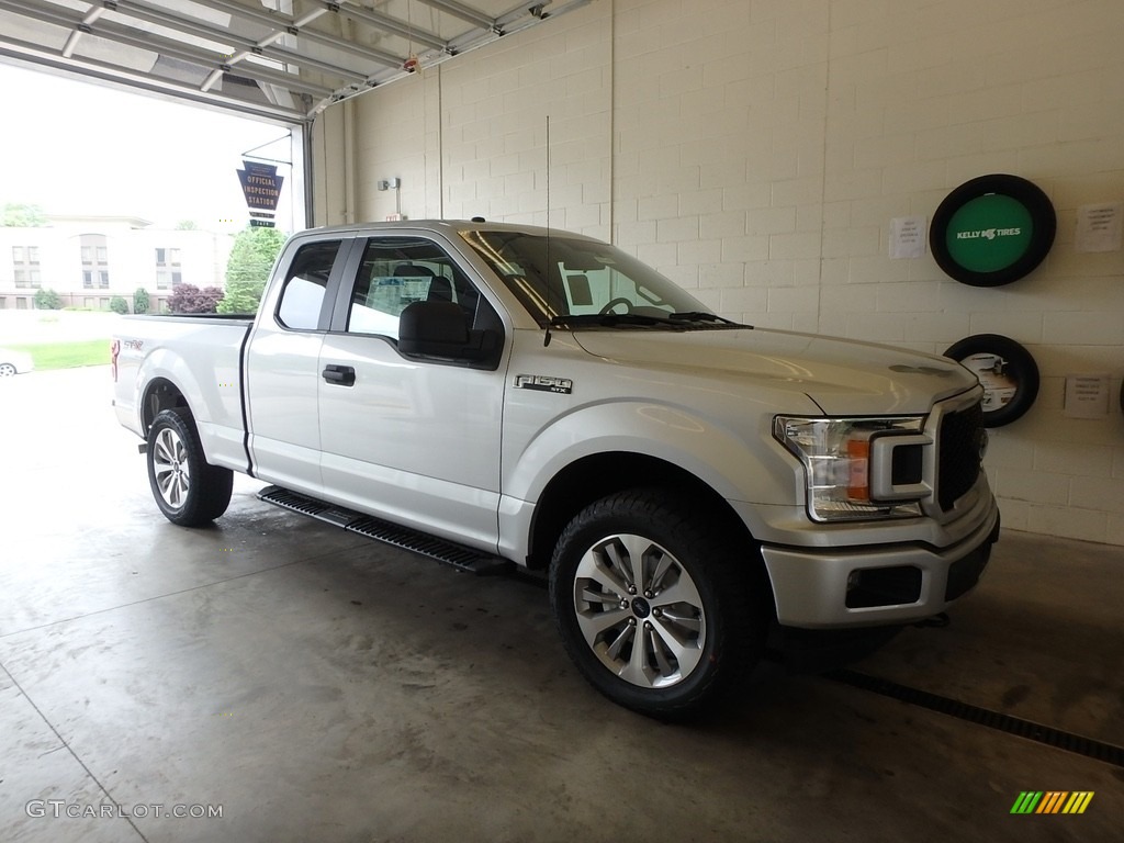 2018 F150 STX SuperCab 4x4 - Ingot Silver / Earth Gray photo #1