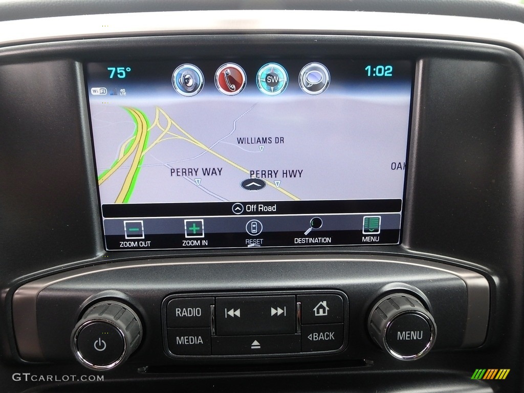 2018 GMC Sierra 2500HD SLT Crew Cab 4x4 Controls Photo #127327310