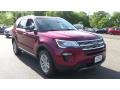 2018 Ruby Red Ford Explorer XLT 4WD  photo #3