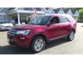 2018 Ruby Red Ford Explorer XLT 4WD  photo #10