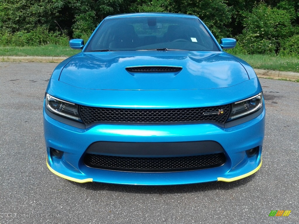 2018 Charger R/T Scat Pack - B5 Blue Pearl / Black photo #3