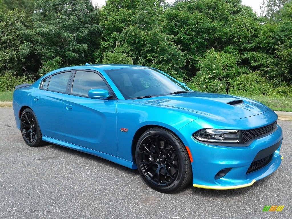 B5 Blue Pearl 2018 Dodge Charger R/T Scat Pack Exterior Photo #127328195