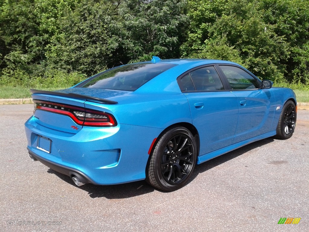 2018 Charger R/T Scat Pack - B5 Blue Pearl / Black photo #6