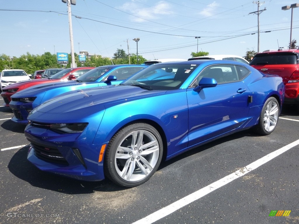 2018 Camaro LT Coupe - Hyper Blue Metallic / Jet Black photo #1