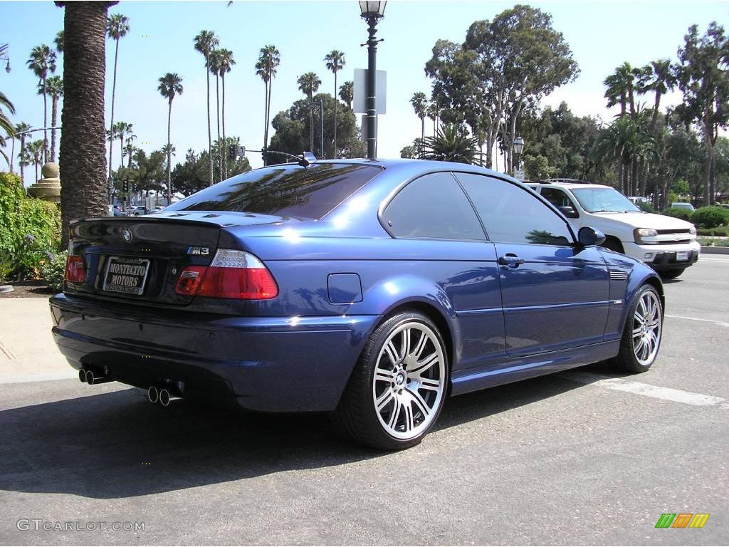 2004 M3 Coupe - Mystic Blue Metallic / Black photo #3