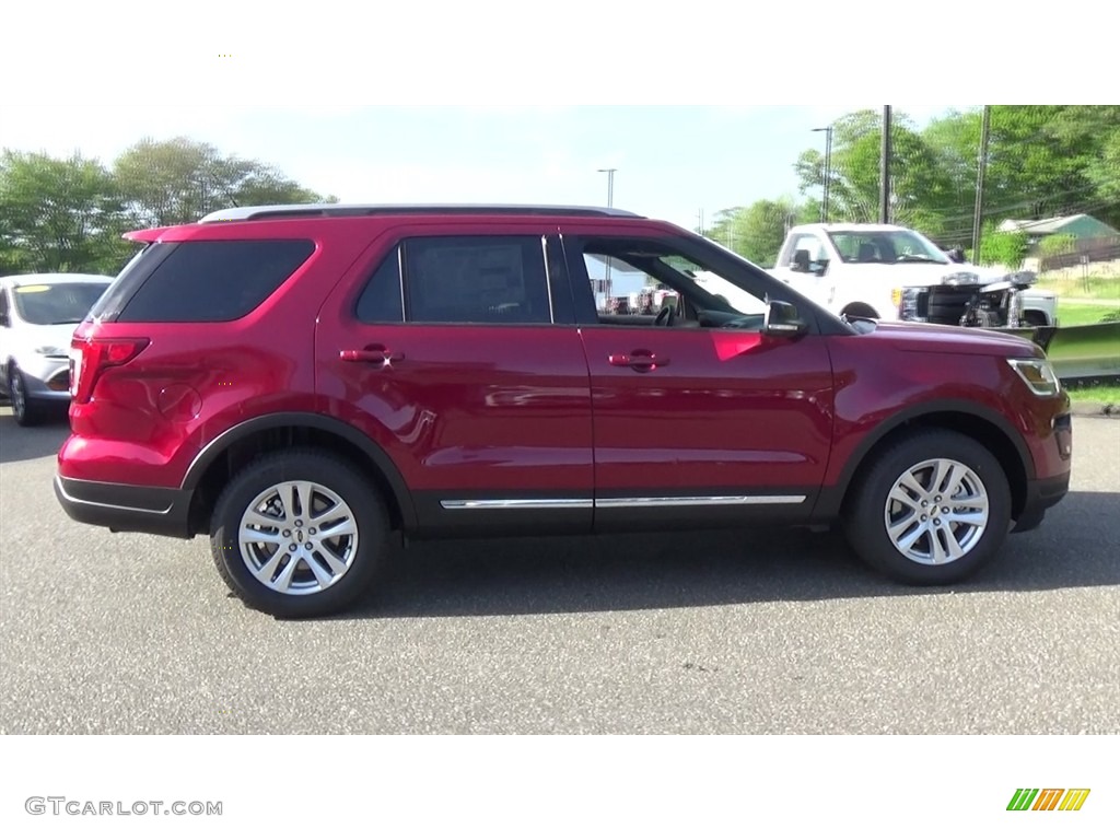 Ruby Red 2018 Ford Explorer XLT 4WD Exterior Photo #127328375