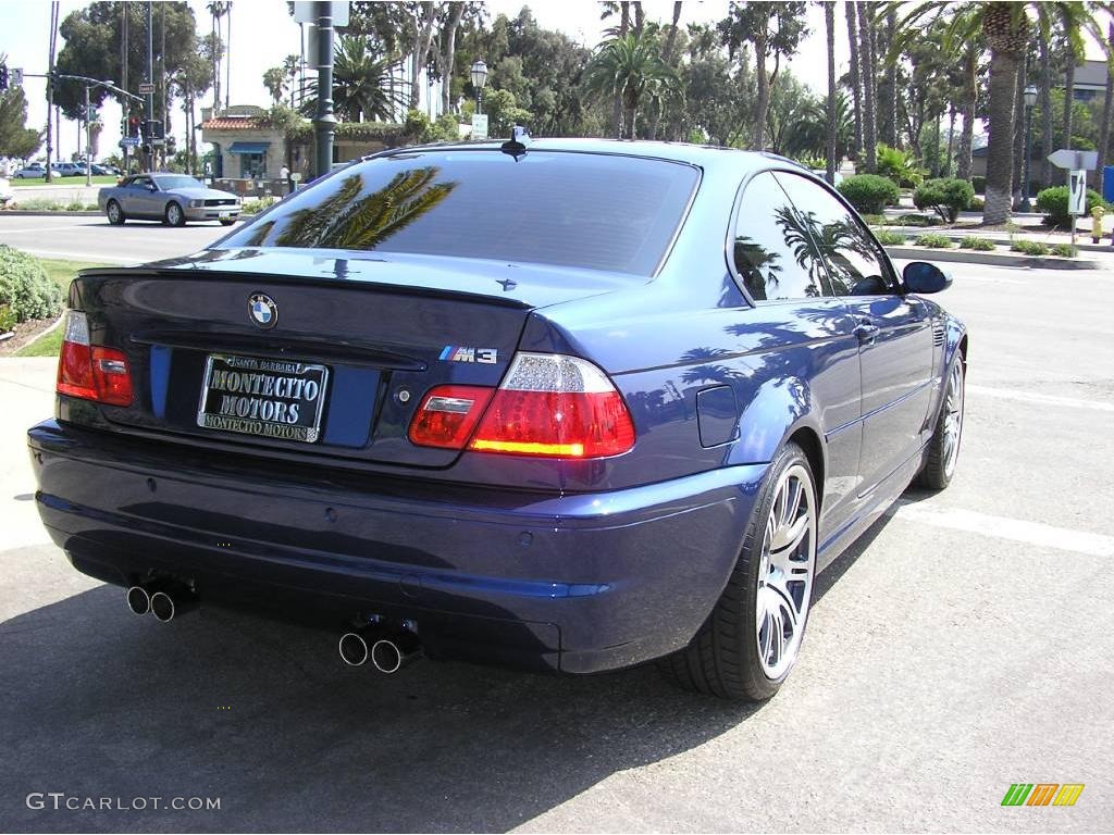 2004 M3 Coupe - Mystic Blue Metallic / Black photo #5