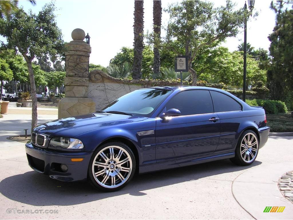 2004 M3 Coupe - Mystic Blue Metallic / Black photo #8