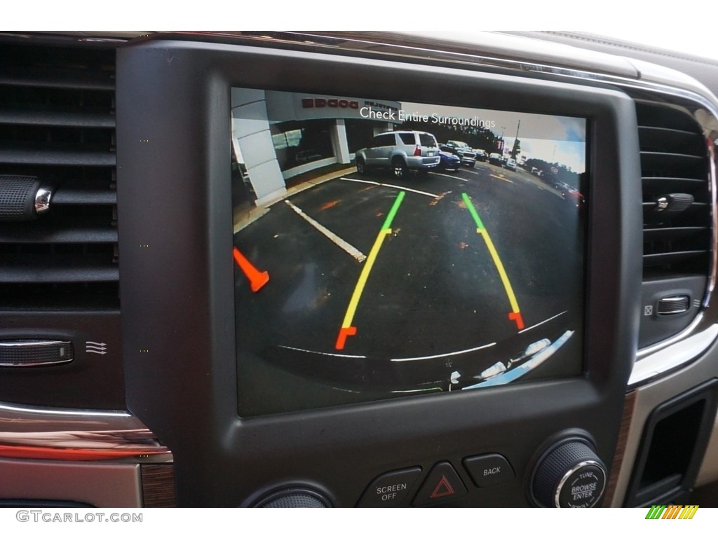 2018 1500 Laramie Quad Cab 4x4 - Bright Silver Metallic / Canyon Brown/Light Frost Beige photo #7