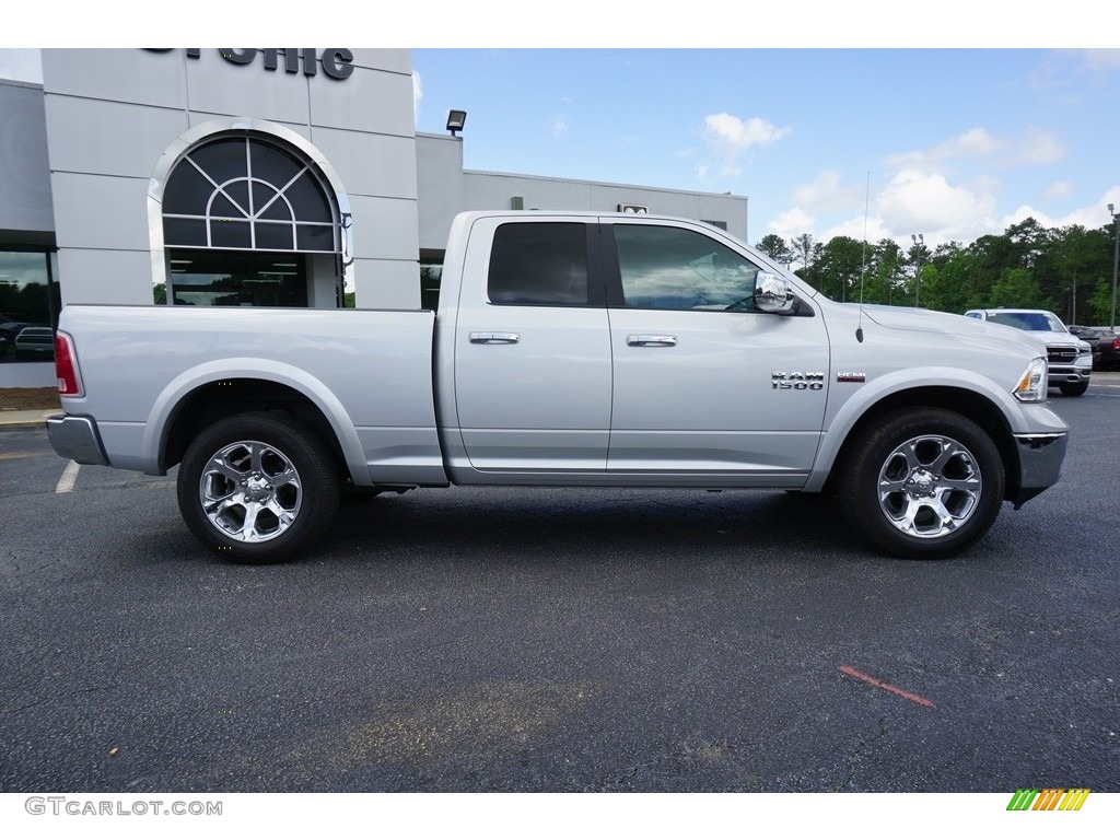 Bright Silver Metallic 2018 Ram 1500 Laramie Quad Cab 4x4 Exterior Photo #127329881