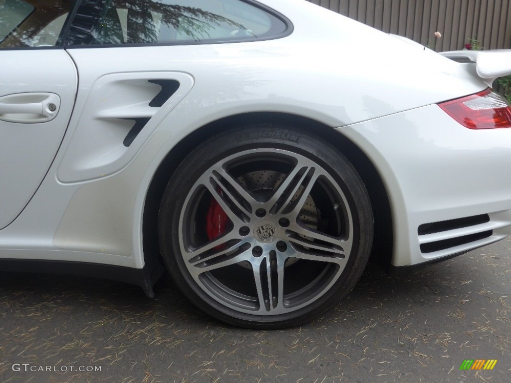 2007 911 Turbo Coupe - Carrara White / Sand Beige photo #6