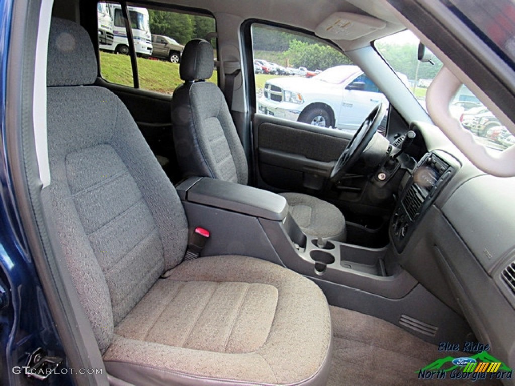 2004 Explorer XLS 4x4 - Medium Wedgewood Blue Metallic / Medium Parchment photo #9
