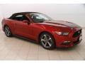 2015 Ruby Red Metallic Ford Mustang EcoBoost Premium Convertible  photo #2