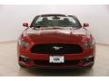 2015 Ruby Red Metallic Ford Mustang EcoBoost Premium Convertible  photo #3