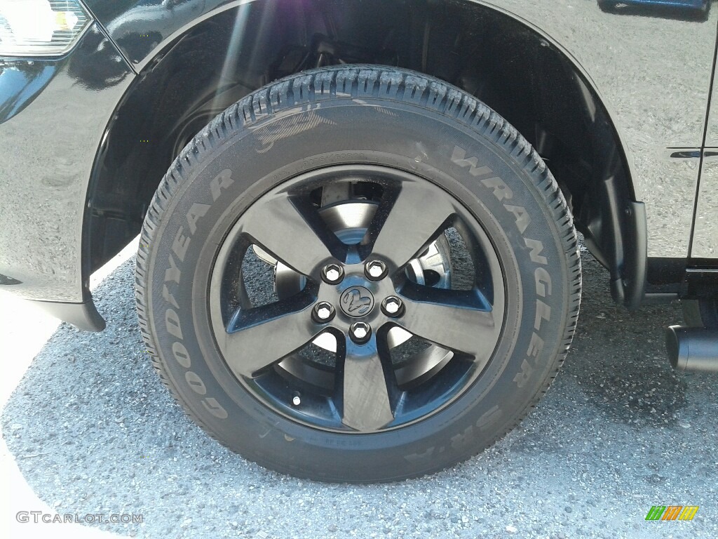 2018 1500 Express Quad Cab - Brilliant Black Crystal Pearl / Black/Diesel Gray photo #20