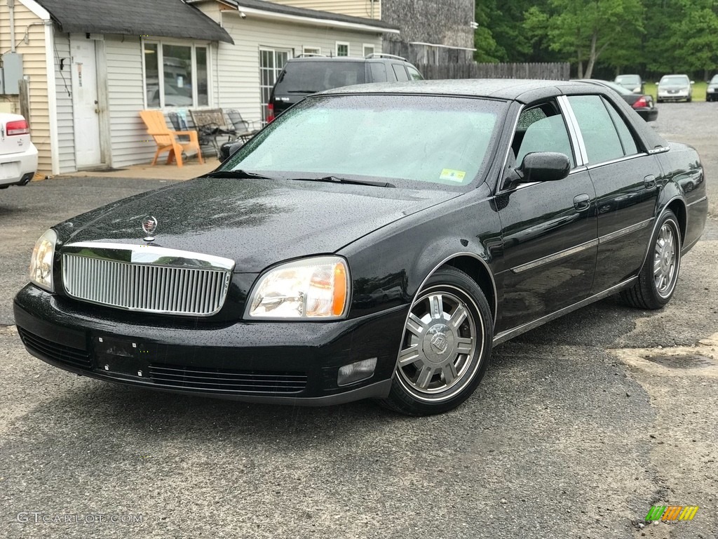 2003 DeVille Sedan - Blue Onyx / Black photo #1