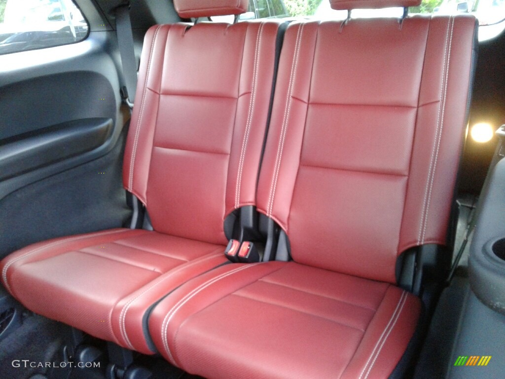 Red/Black Interior 2018 Dodge Durango SRT AWD Photo #127338062