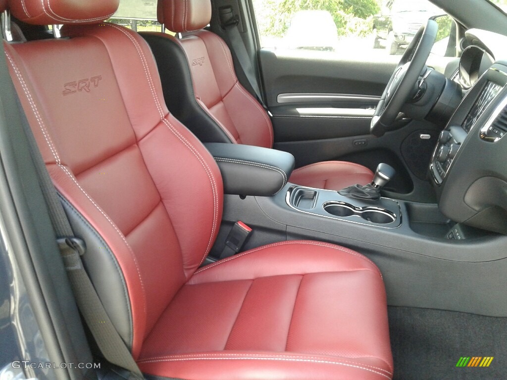 Red/Black Interior 2018 Dodge Durango SRT AWD Photo #127338095