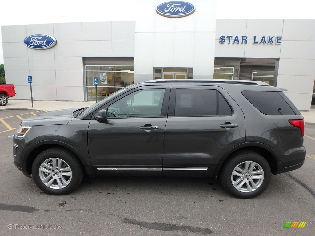 2018 Explorer XLT 4WD - Magnetic Metallic / Ebony Black photo #9