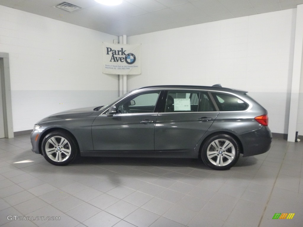 2018 3 Series 330i xDrive Sports Wagon - Mineral Grey Metallic / Black photo #2