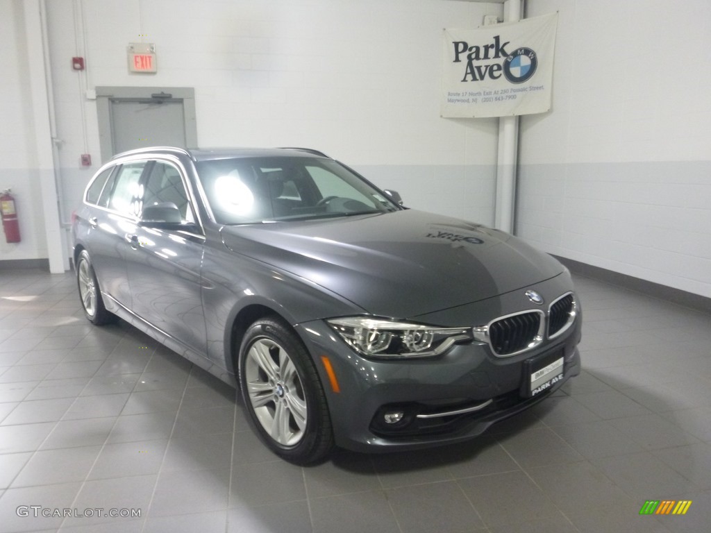 2018 3 Series 330i xDrive Sports Wagon - Mineral Grey Metallic / Black photo #7