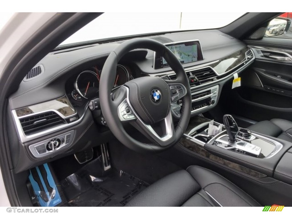 2019 7 Series 750i Sedan - Mineral White Metallic / Black photo #5