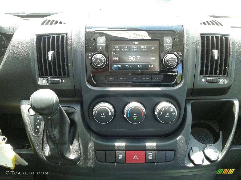 2018 Ram ProMaster 2500 High Roof Cargo Van Controls Photos