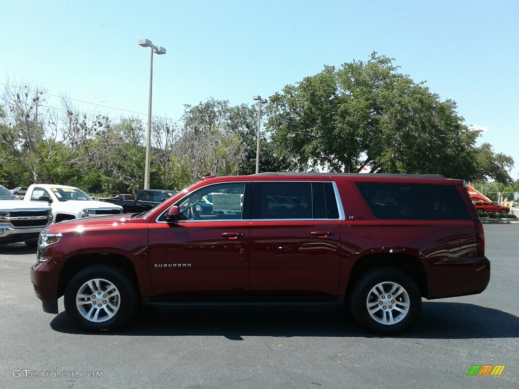 2018 Suburban LT - Siren Red Tintcoat / Cocoa/­Dune photo #2