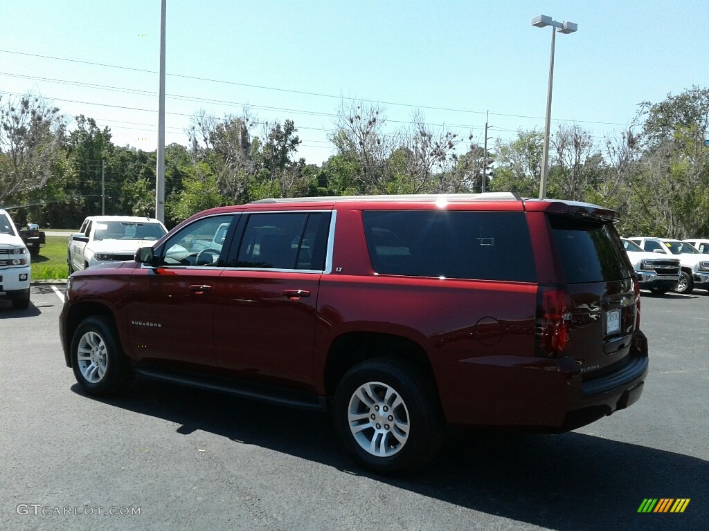 2018 Suburban LT - Siren Red Tintcoat / Cocoa/­Dune photo #3