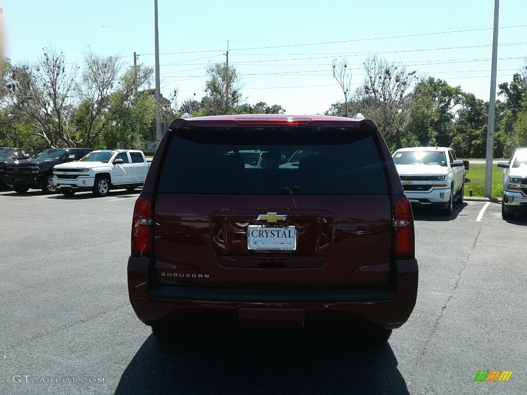 2018 Suburban LT - Siren Red Tintcoat / Cocoa/­Dune photo #4