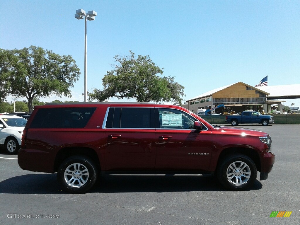 2018 Suburban LT - Siren Red Tintcoat / Cocoa/­Dune photo #6