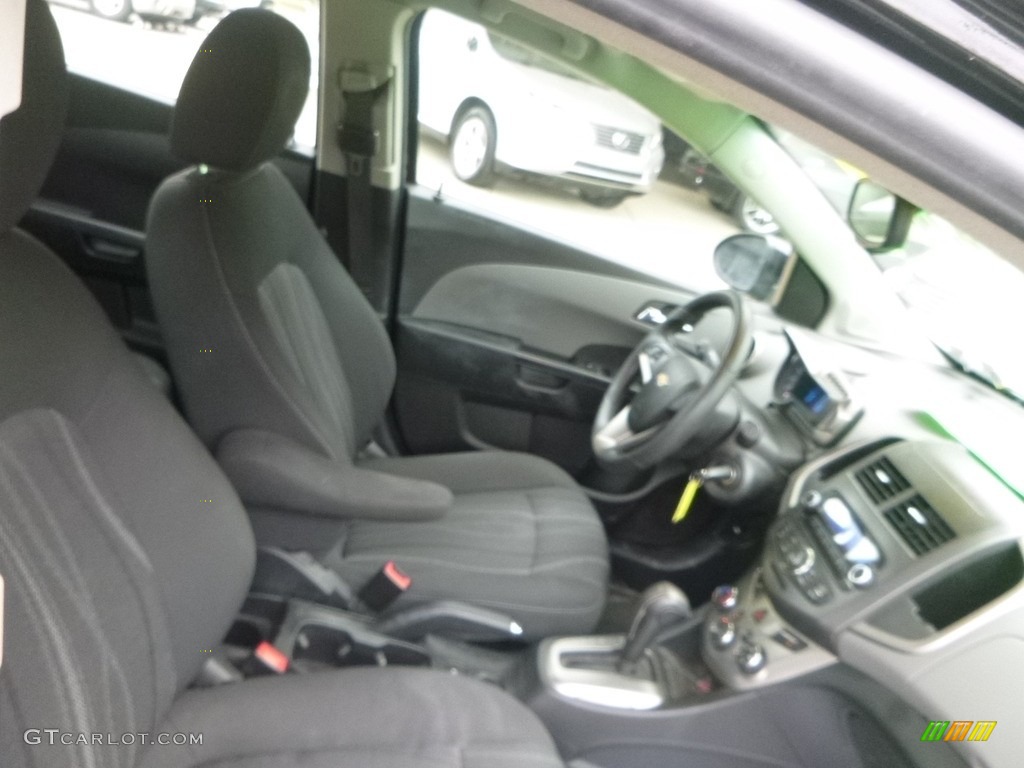 2012 Sonic LT Hatch - Black / Jet Black/Brick photo #12