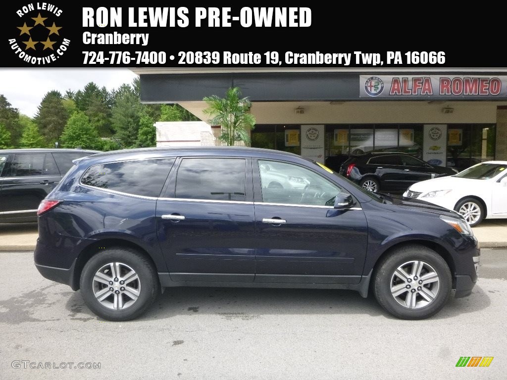 2015 Traverse LT AWD - Blue Velvet Metallic / Ebony photo #1