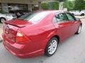 2012 Red Candy Metallic Ford Fusion SEL V6  photo #2