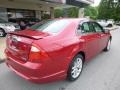 2012 Red Candy Metallic Ford Fusion SEL V6  photo #9