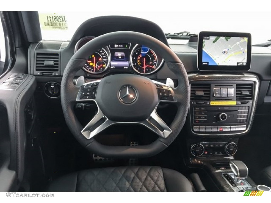 2018 Mercedes-Benz G 63 AMG designo Black Steering Wheel Photo #127349597