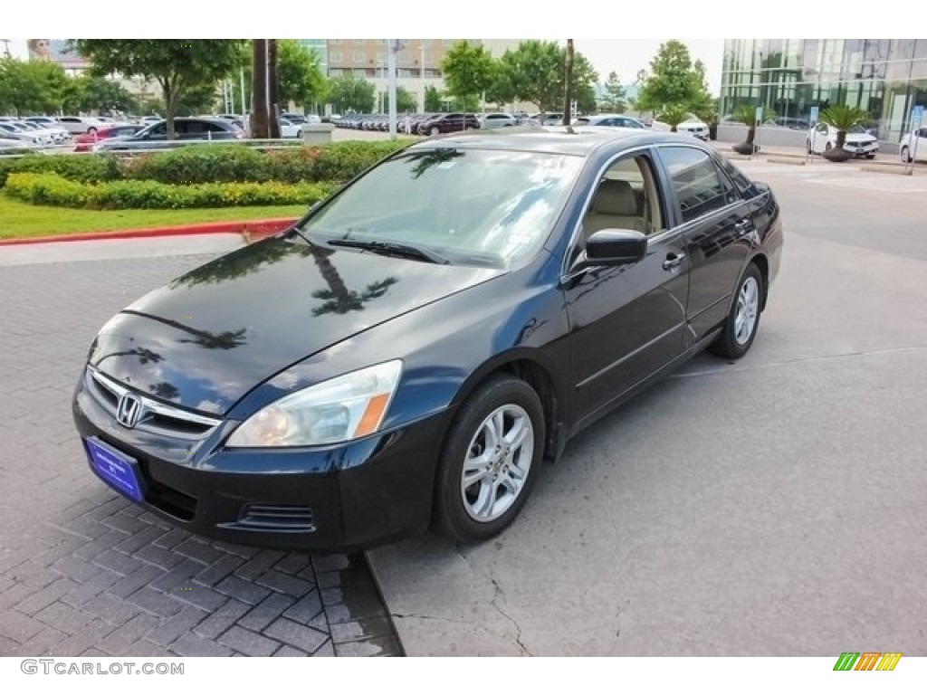2006 Accord EX-L Sedan - Nighthawk Black Pearl / Ivory photo #3