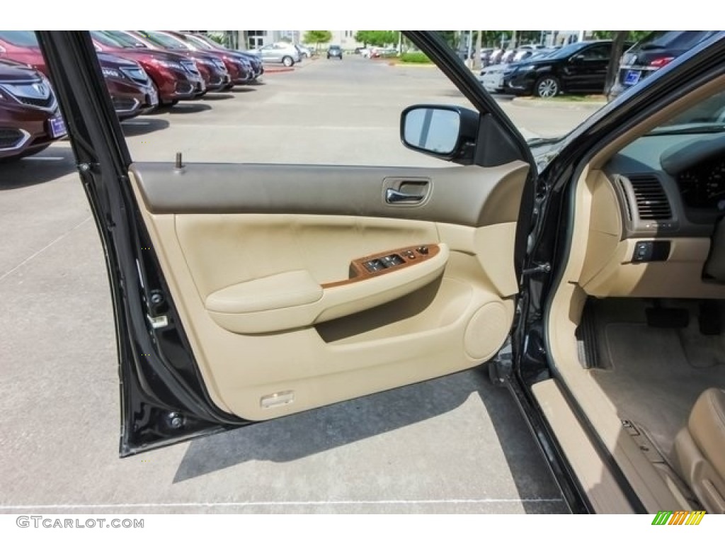 2006 Accord EX-L Sedan - Nighthawk Black Pearl / Ivory photo #18