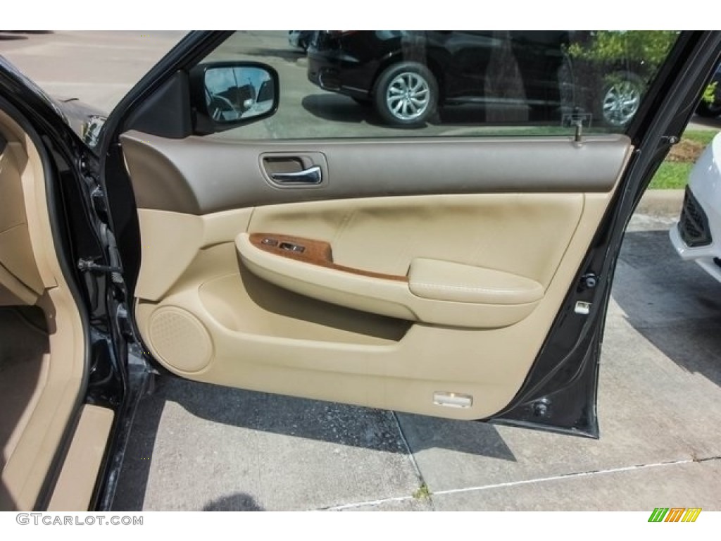 2006 Accord EX-L Sedan - Nighthawk Black Pearl / Ivory photo #25