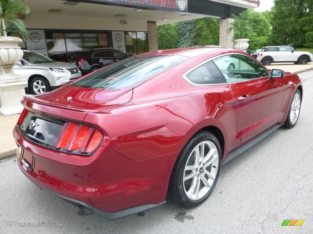 2017 Mustang EcoBoost Premium Coupe - Ruby Red / Red Line photo #2