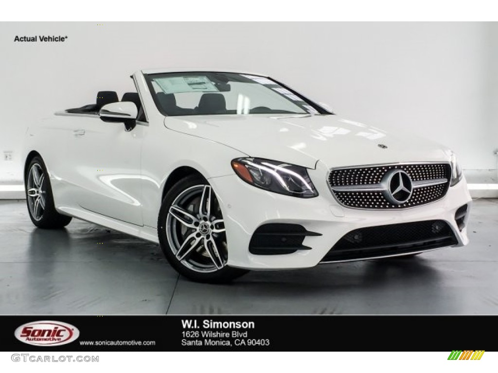 2018 E 400 Convertible - Polar White / Black photo #1