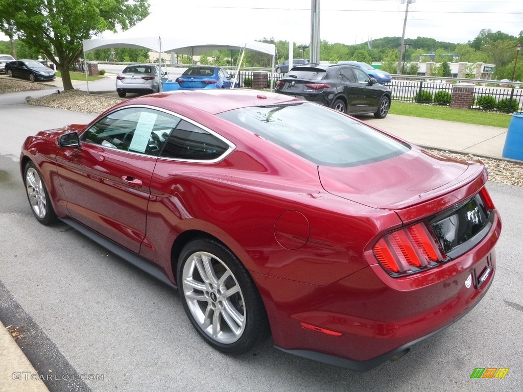 2017 Mustang EcoBoost Premium Coupe - Ruby Red / Red Line photo #7