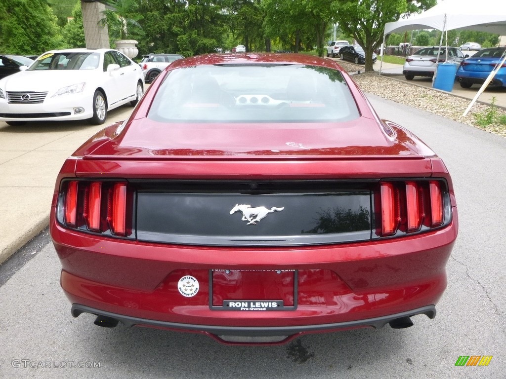 2017 Mustang EcoBoost Premium Coupe - Ruby Red / Red Line photo #8