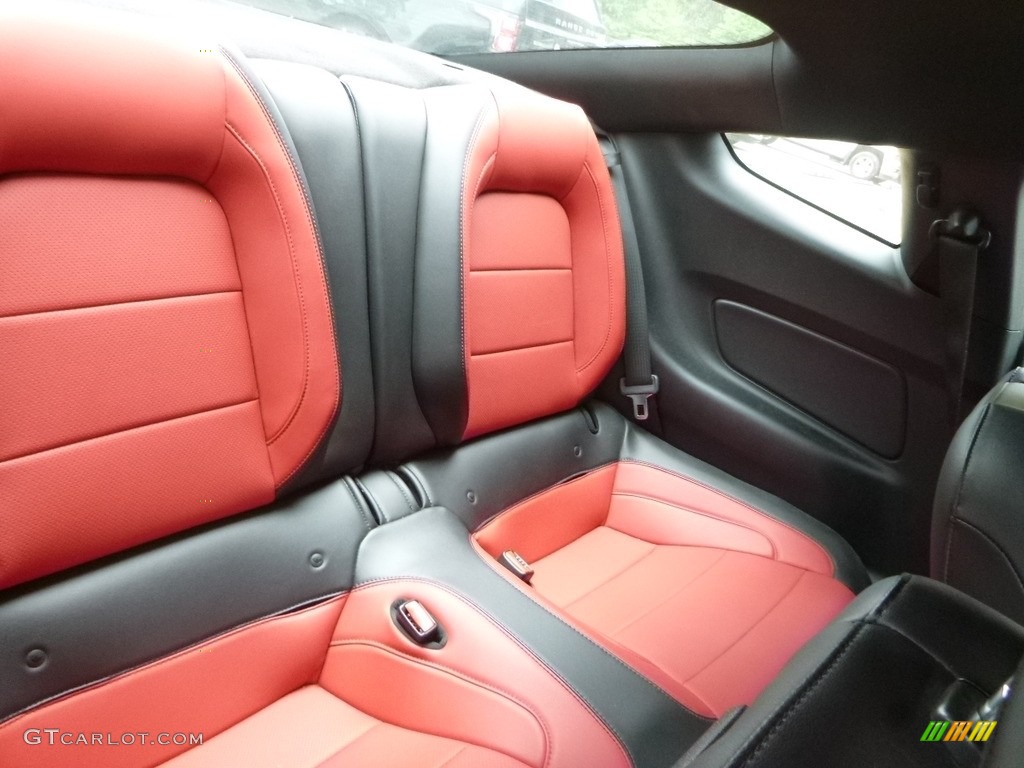2017 Ford Mustang EcoBoost Premium Coupe Rear Seat Photos