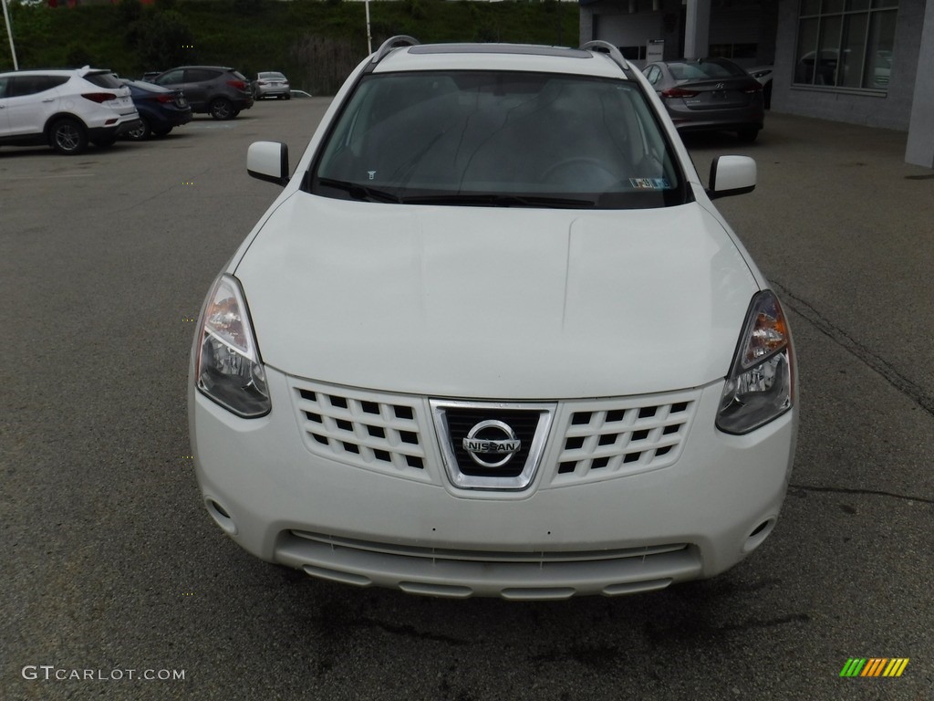 2010 Rogue SL AWD - Phantom White / Black photo #5