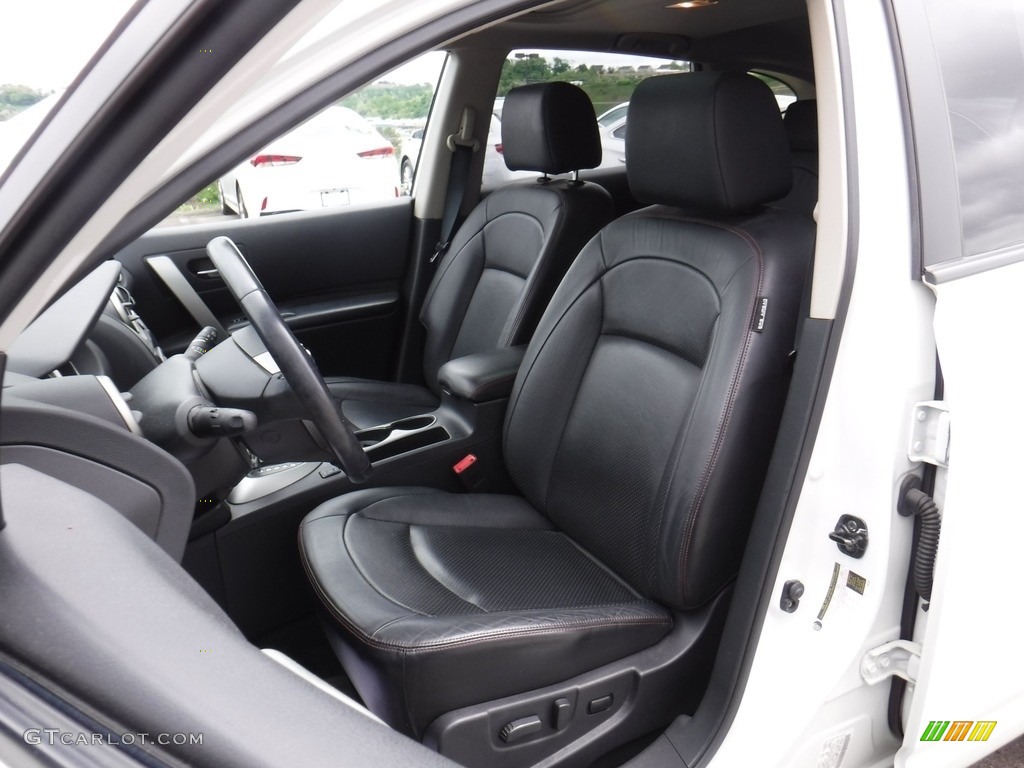 2010 Rogue SL AWD - Phantom White / Black photo #13