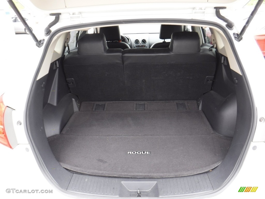 2010 Rogue SL AWD - Phantom White / Black photo #22