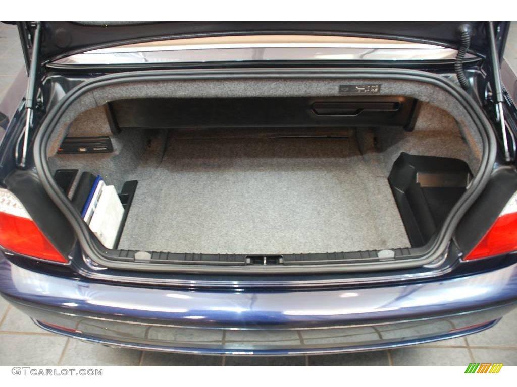 2004 3 Series 330i Convertible - Orient Blue Metallic / Sand photo #17