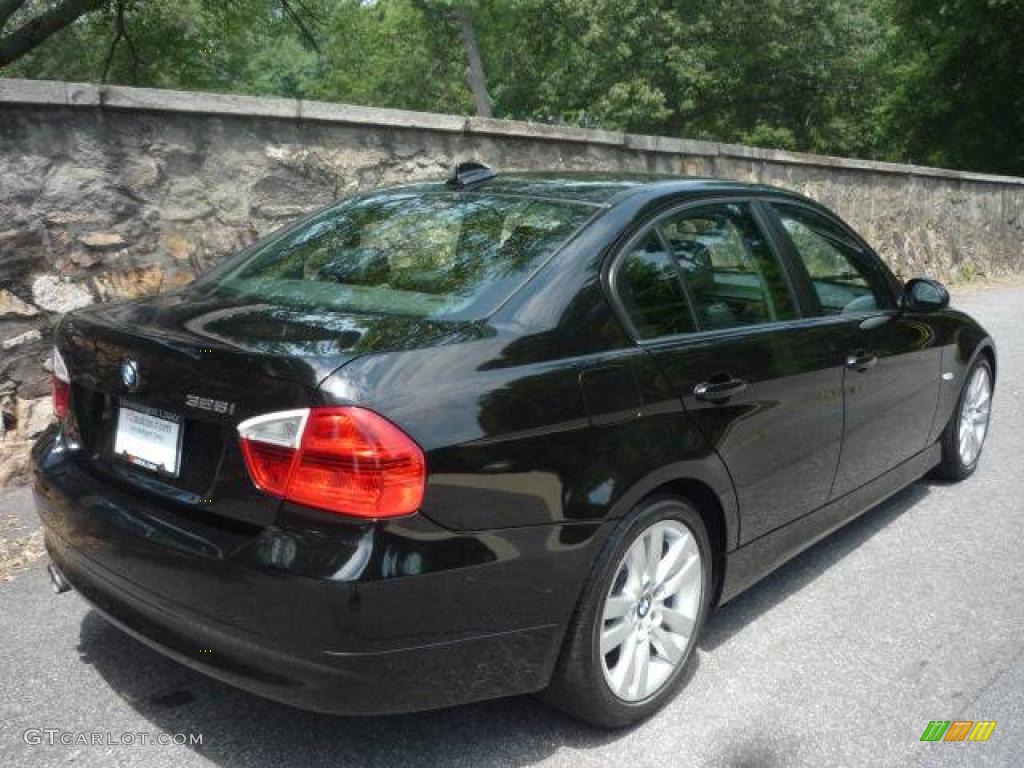 2007 3 Series 328i Sedan - Jet Black / Black photo #3